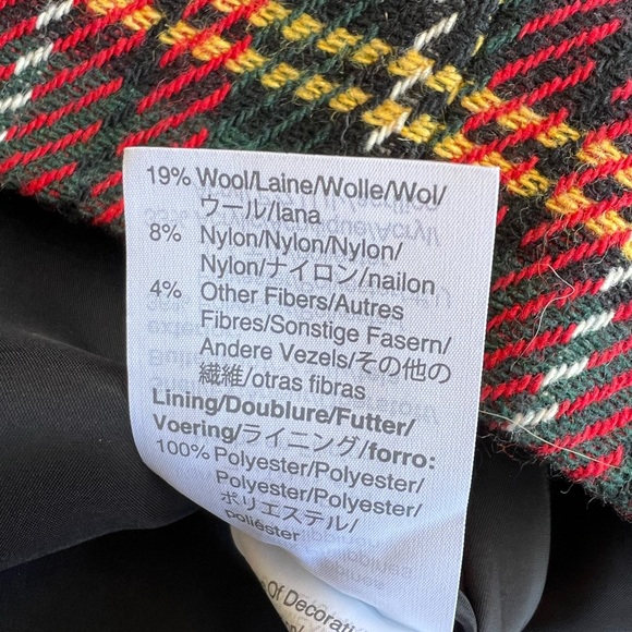 NWOT JCrew Dress Womens Size 0 Sheath Holiday Dress in Lurex Stewart Tartan - Picture 8 of 8